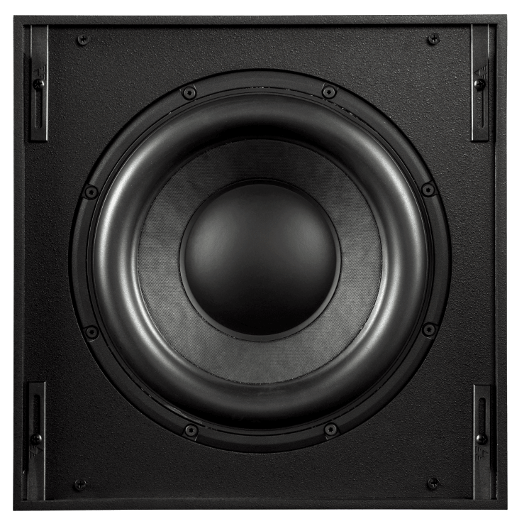 2 InCeiling Bronze/10 Sub with RackAmp 700 DSP (two 8-ohm woofer enclosures)