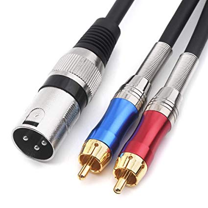 Dual RCA to XLR Adapter Cable
