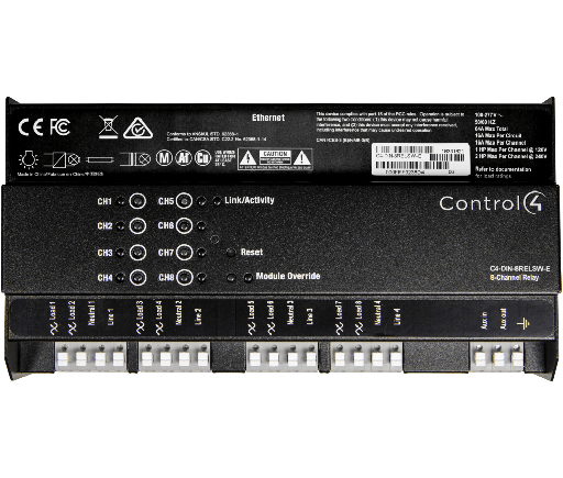 [C4-DIN-8RELSW-E] 8 Channel Relay