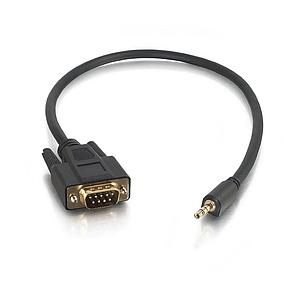 DB9 Male to 3.5mm Male Serial RS232 Adapter Cable