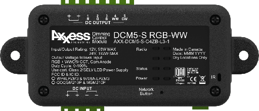 [AXX-DCM5-S-C4ZB-L3-1] Axxess Low Voltage 5-Channel Dimming Control Module
